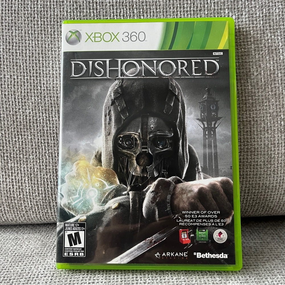 5/$20 Dishonored Xbox 360 game